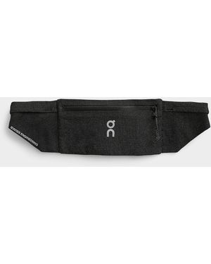 On Shoes Thin Running Belt - Black