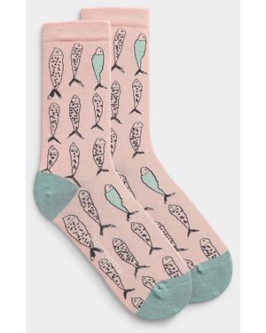 Simon's Little Sardines Socks - Pink