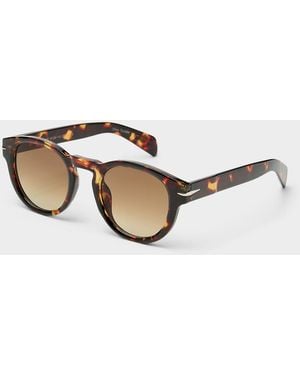 Simon's Round Sunglasses - Grey