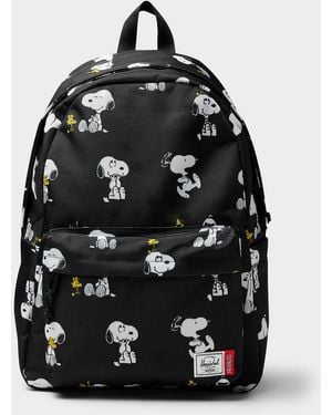 Herschel Supply Co. Classic Tm Snoopy And Woodstock Backpack - Black