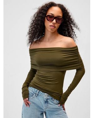 Twik Xl Bardot Collar T - Green