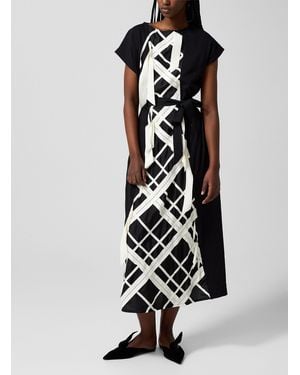 Lanvin Contrasting Ribbons Dress - White