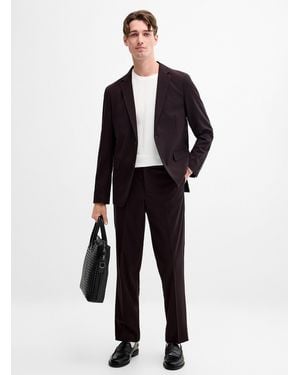 Lindbergh Repreve Stretch Suit Relaxed Fit - Red