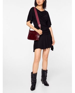 Isabel Marant Raima Ruffled Draped Dress - Black