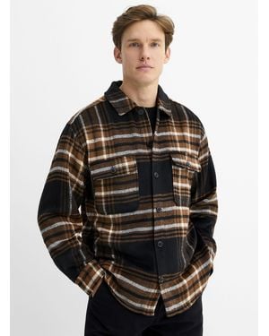 Jack & Jones Soft Felt Overshirt - Black