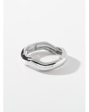 Simon's Wavy Bangle - Grey