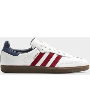adidas Originals Samba Og Tricolor Sneakers Men - White
