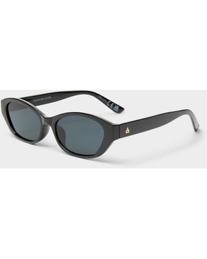 Aire Moonstone Angular Oval Sunglasses - Blue