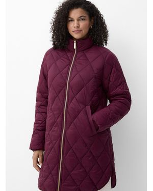 Part Two Olilas Diamond 3/4 Quilted Jacket - Purple