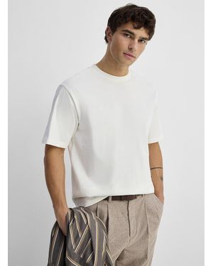 Lindbergh Thick Jersey Loose T - White