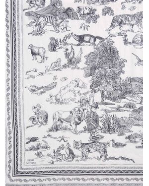 Inoui Edition Rêverie Light Square Scarf - White