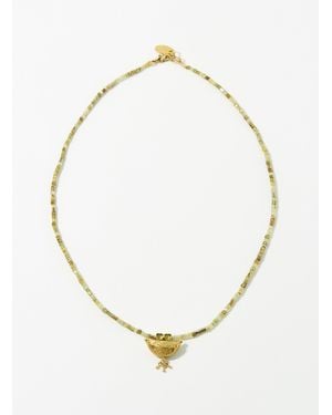La2l Aida String Necklace - Metallic
