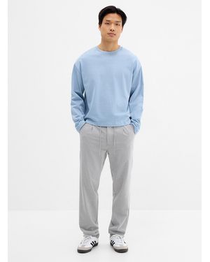Point Zero Pleated Stretch Pant Straight Fit - Blue