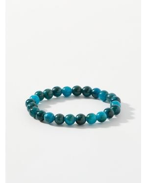 Simon's Monochrome Bead Bracelet - Blue