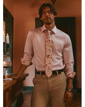 Le 31 Colourful Garden Tie Made With Liberty Fabric - Brown