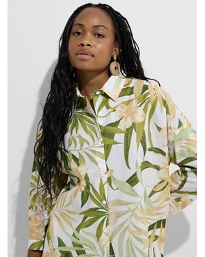 EVERYDAY SUNDAY Delicate Vegetation Shirt - Gray