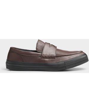 Converse Chuck Taylor Allstar Leather Loafers Men - Brown
