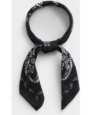 Le 31 Classic 100% Cotton Bandana - Black