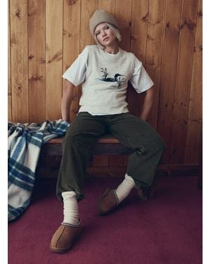 Twik Corduroy Barrel Pant - Blue