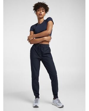 I.FIV5 Stretch Canvas sweatpants - Blue