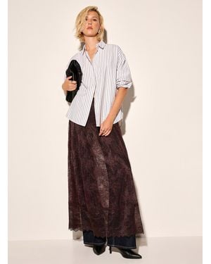 JJXX Caro Loose Striped Shirt - Natural