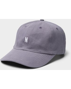 Norse Projects Embroidered Logo Cap - Grey