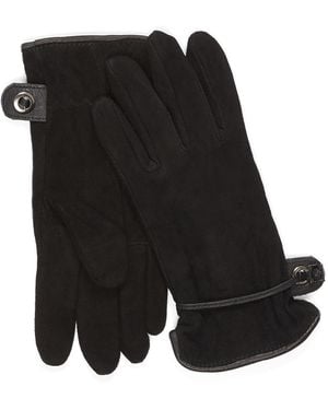 Auclair Genuine Suede Gloves - Black