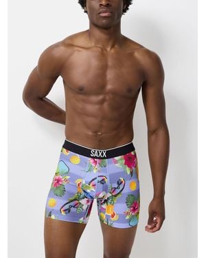 Saxx Underwear Co. 5" Pickleball Boxer Brief Volt - Blue