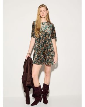 Icône Paisley Pattern Velvet Mini - Natural