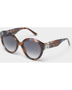 Marc Jacobs Oversized Round Sunglasses - Blue