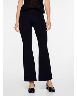 Stella McCartney Dense Knit Flared Pant - Blue
