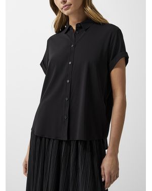 Samsøe & Samsøe Majan Flowy Viscose Shirt - Black