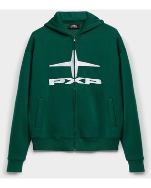 Project X Paris Star Logo Zip - Green