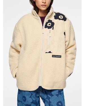 Marimekko Vaellus Unikko Polar Fleece Jacket - Natural