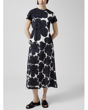 Marimekko Edet Unikko Maxi Skirt - Blue