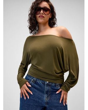 Twik Cinched Waist Off - Green