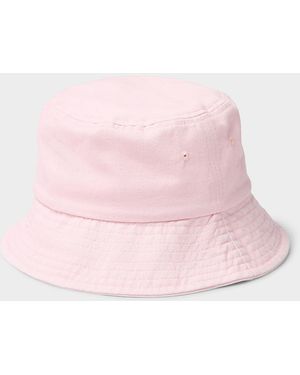 Simon's Faded Cotton Bucket Hat - Pink