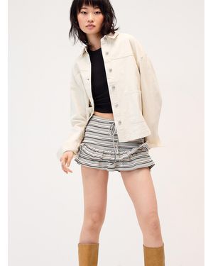 ONLY Patch Pockets Jean Jacket - White