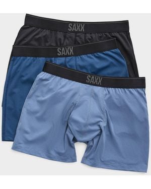 Saxx Underwear Co. 5" Solid Micro - Blue