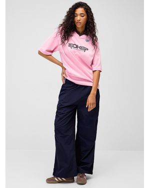 Twik Sporty Stripe Canvas Pant - Pink