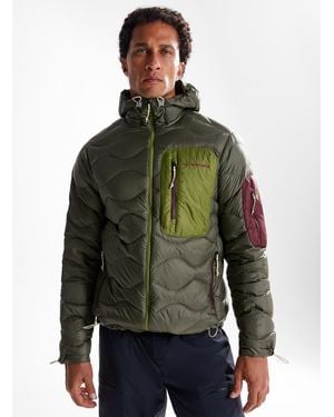 Peak Performance Helium Utility Hooded Quilted Jacket - Green
