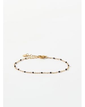 Simon's Delicate Bead Bracelet - White