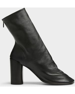 Lemaire Glove Supple Leather Heeled Boots Women - Black