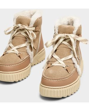 Sorel Ona Ave Alpine Waterproof Suede Boots Women - Natural