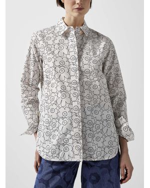 Marimekko Tilla Piirto Unikko Shirt - Grey