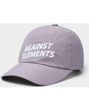 Djab Embroidered Message Nylon Cap Imported From Seoul - Purple