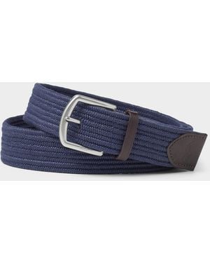 Polo Ralph Lauren Braided Stretch Cotton Belt - Blue