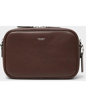 COACH Radio Camera Crossbody Bag - Brown