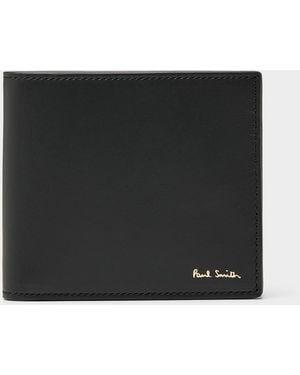 Paul Smith Signature Stripe Wallet - Black