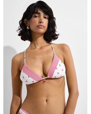 Simon's Cherry And Gingham Cross - Multicolour